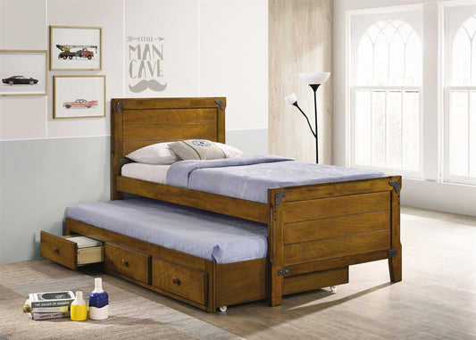 Granger Twin Captains Bed w- Storage Trundle