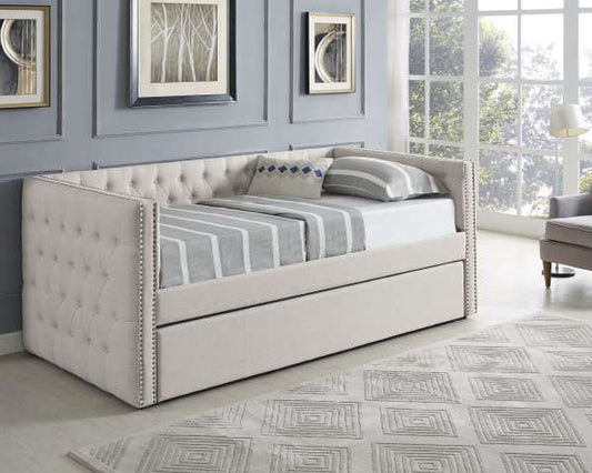 5335 Trina Cream Twin Daybed & Trundle - Crown Mark