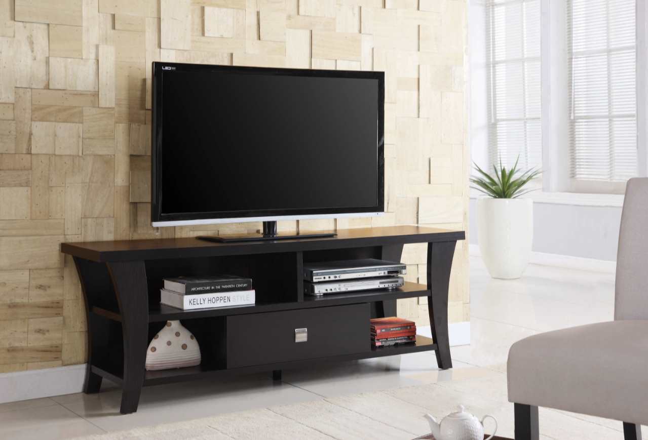 1-Drawer TV Console Cappuccino