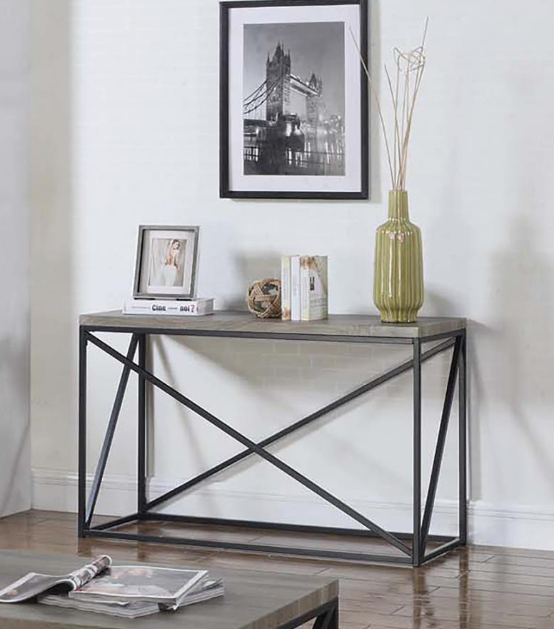 Modern Industrial Style Sofa Table