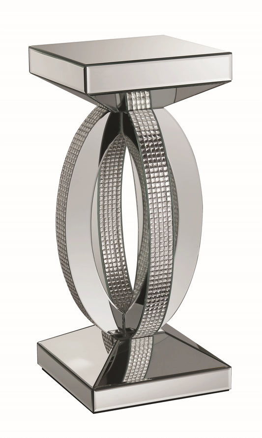 Zee Ultra Contemporary Mirrored End Table