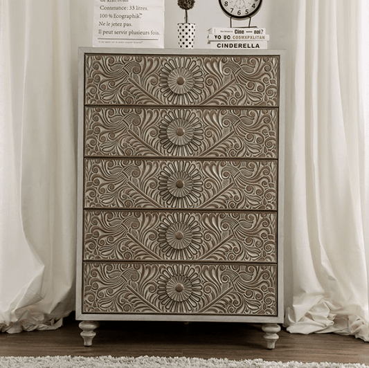 Jakarta Transitional 5-Drawer Chest - Furniture of America 7882