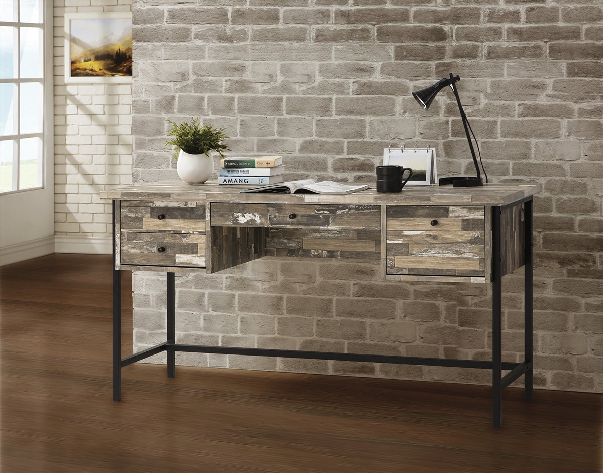 Griffin Writing Desk In Salvaged Cabin