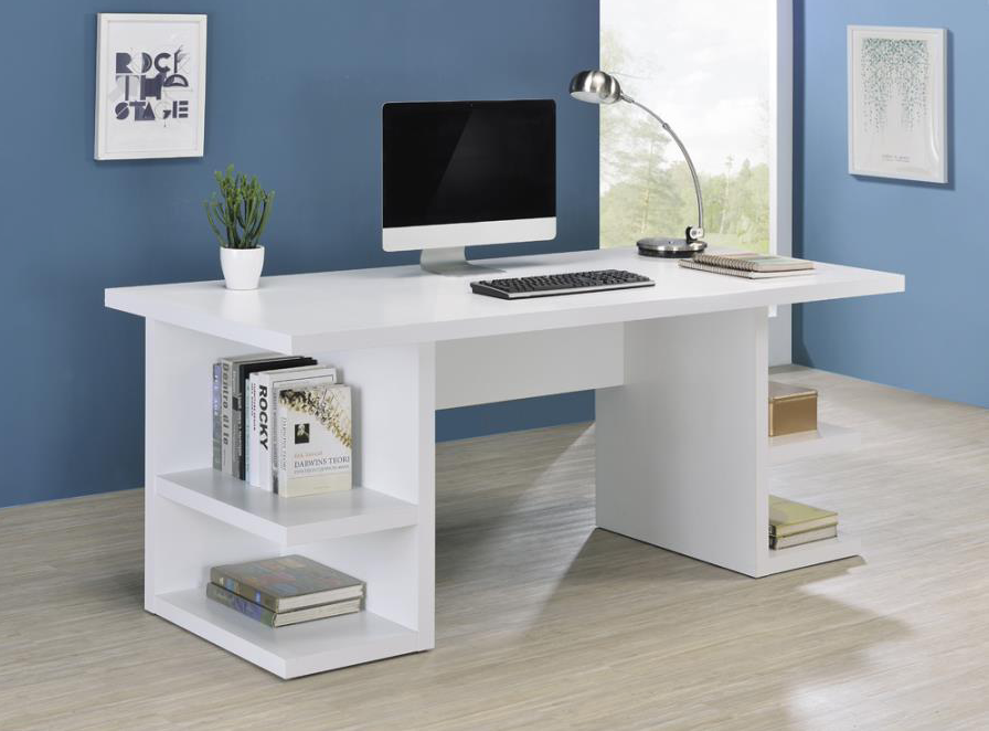 Coaster Computer Desk White