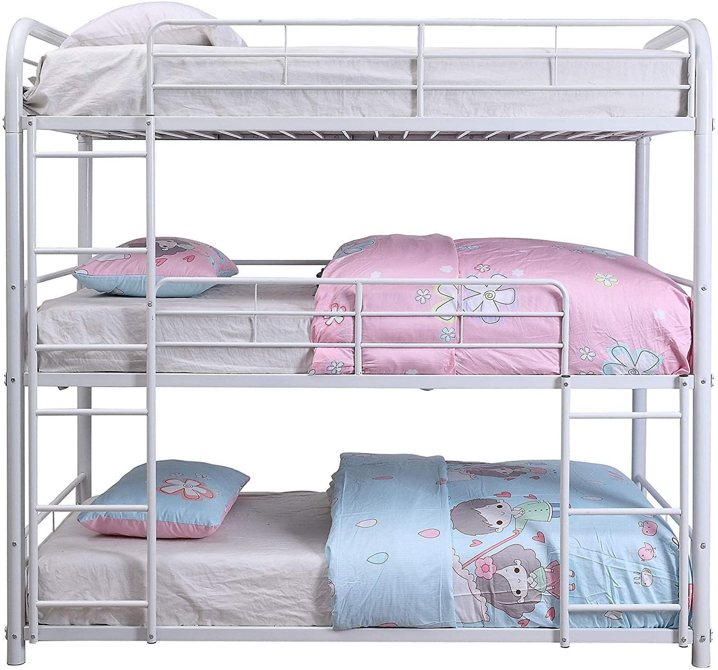 ACME Cairo Bunk Bed - Triple Twin in White 38110