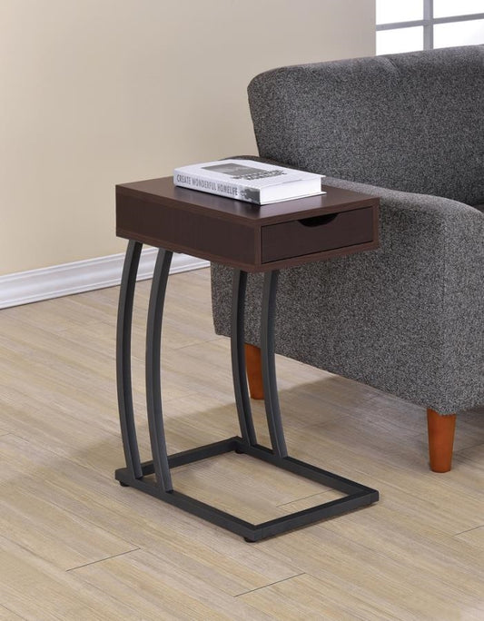 Accent Table With Power Outlet Cappuccino