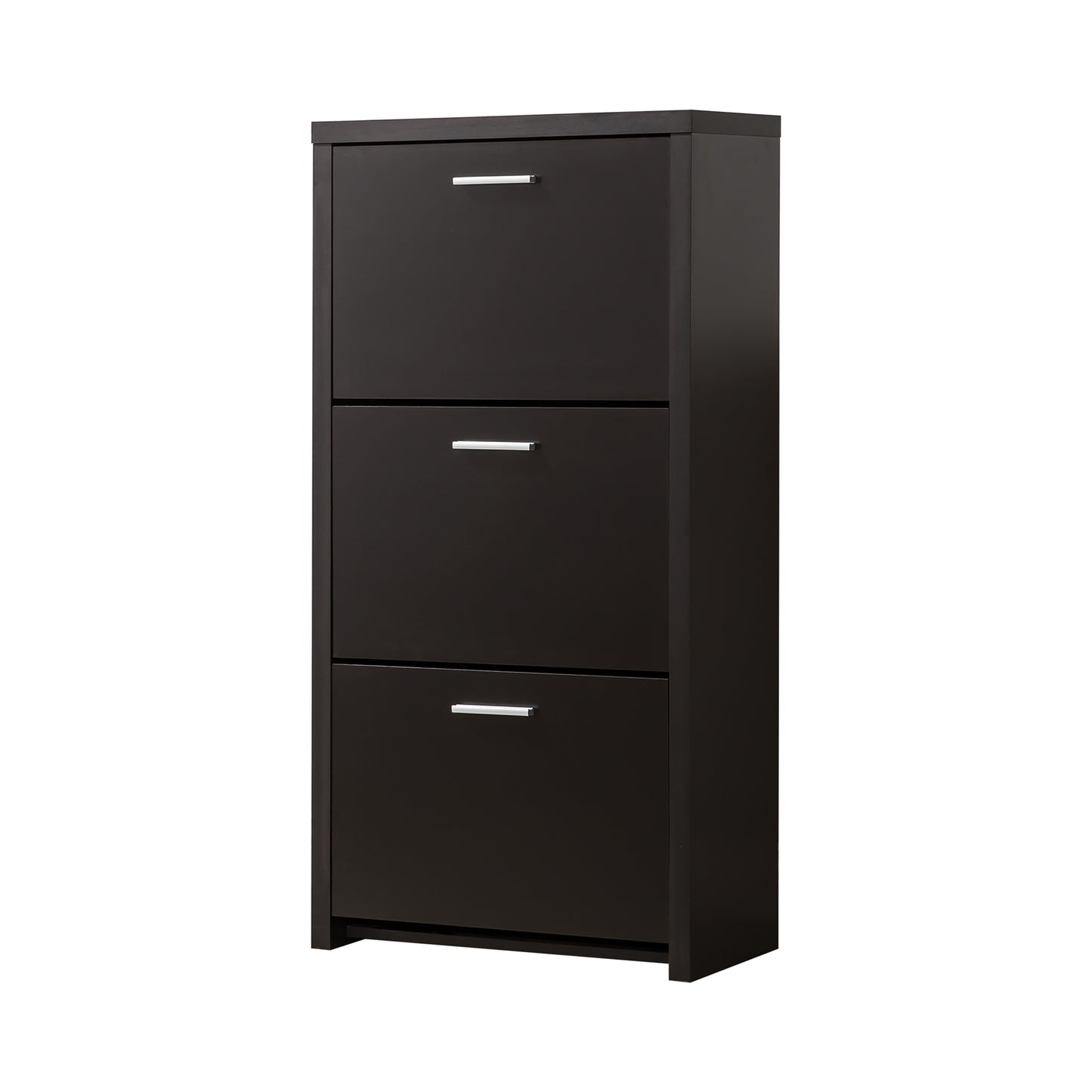 3-Drawer Shoe Cabinet Black