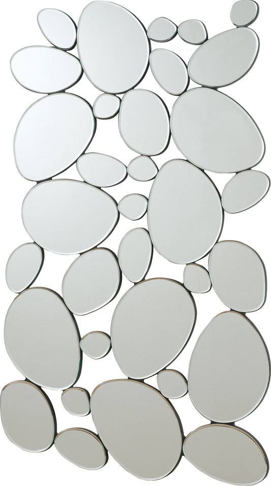 Contemporary Pebble Design Wall Mirror