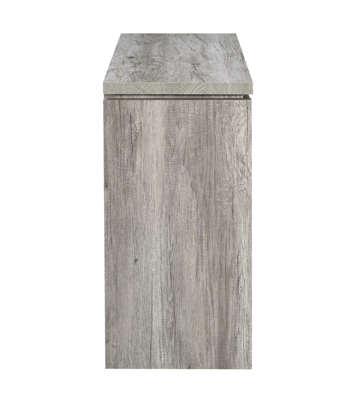 2-Door Accent Cabinet Grey Driftwood