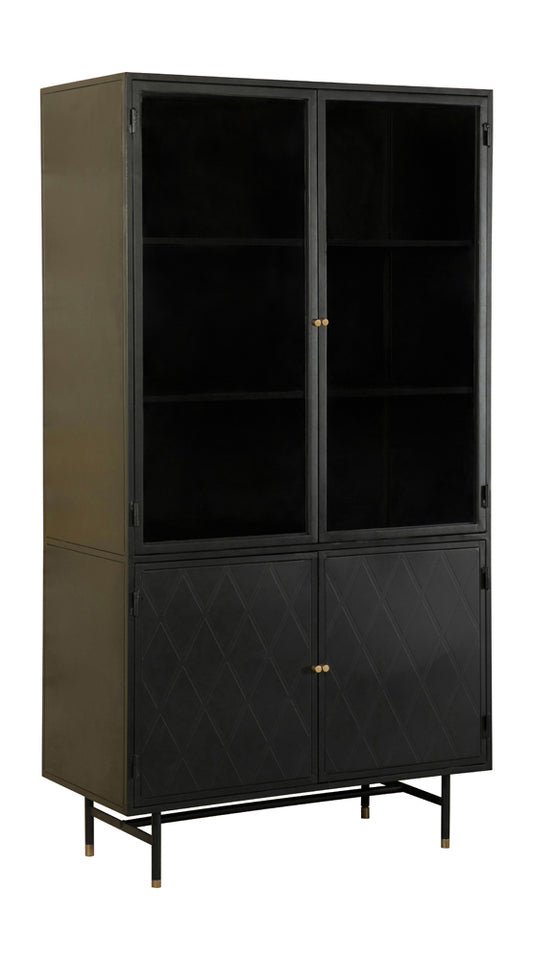 Rectangular 4-door Cabinet Matte Black