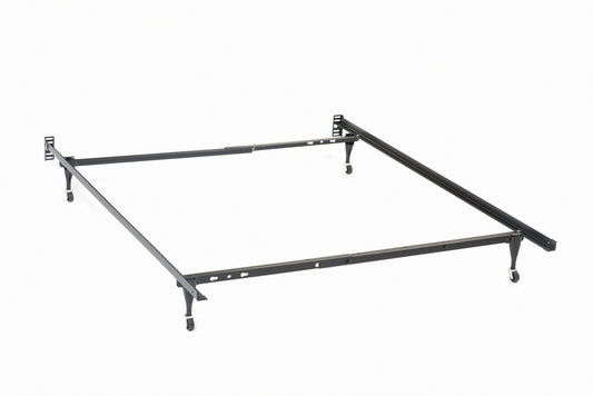 Kerns Metal Bed Frame with Headboard Hookup
