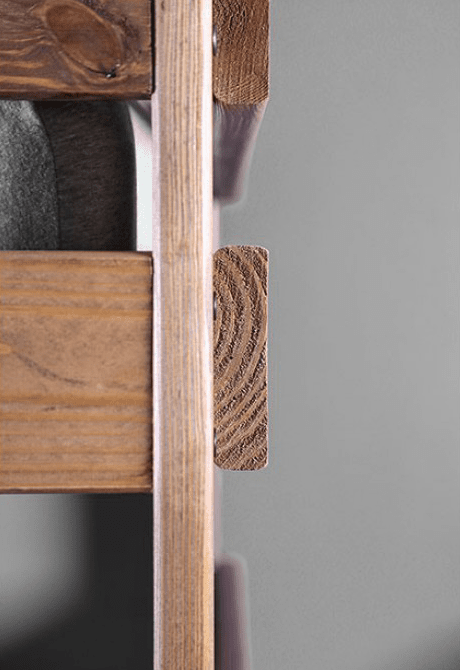 Arlette Solid Pine Full-Full Bunk Bed