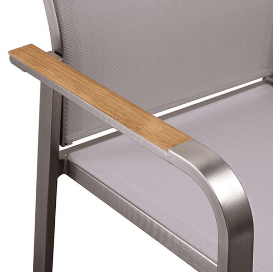 Arshana Aluminum Frame Patio Arm Chair - Set of 4