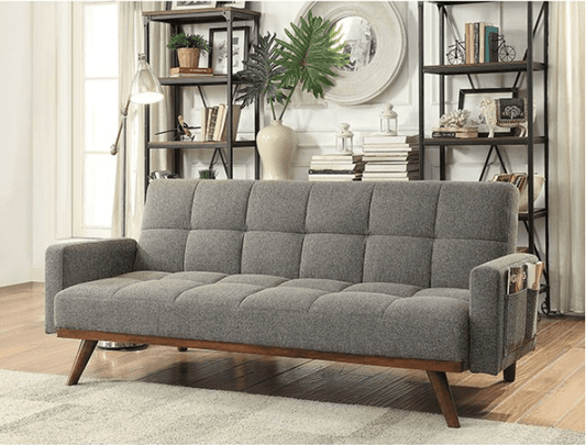 Nettie Mid-Century Modern Futon Sofa