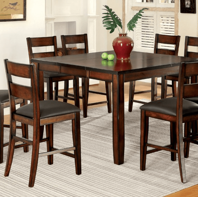 Dickinson 7 Piece Dark Cherry Counter Height Dining Set