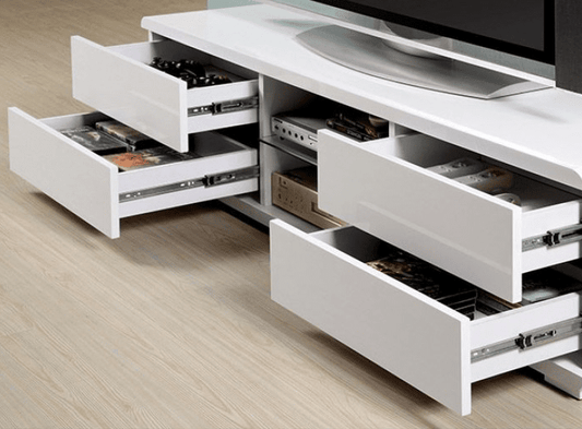 Cerro TV Console - Lacquer White