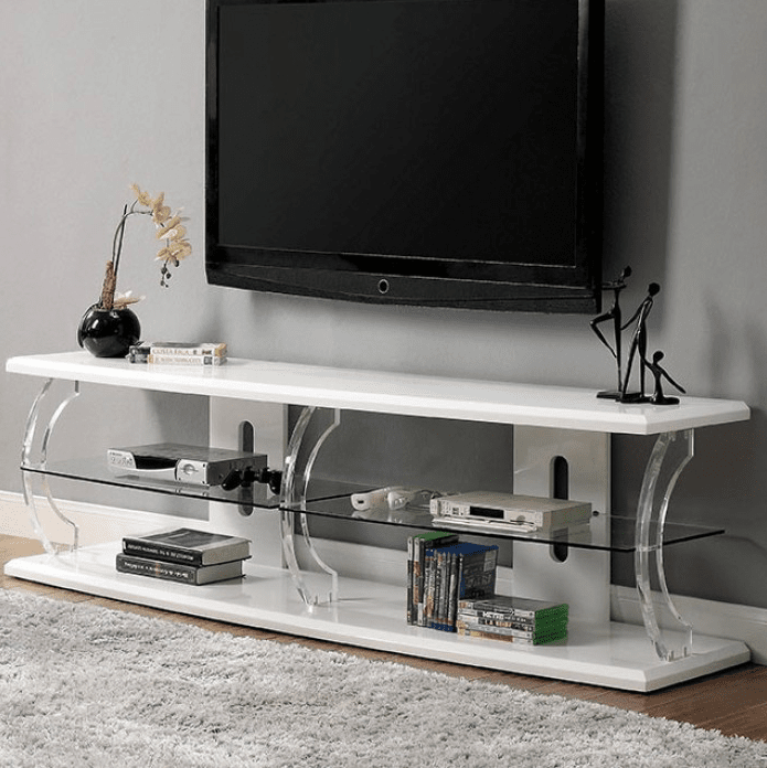 Ernst Modern TV Console W- LED Lighting