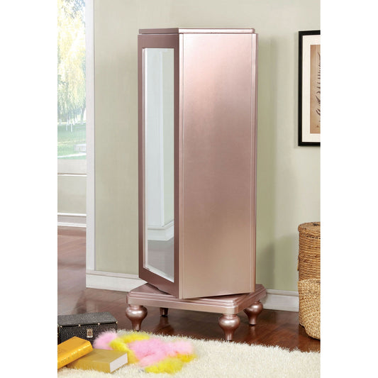 Avior Rose Gold 5-Drawer Swivel Chest