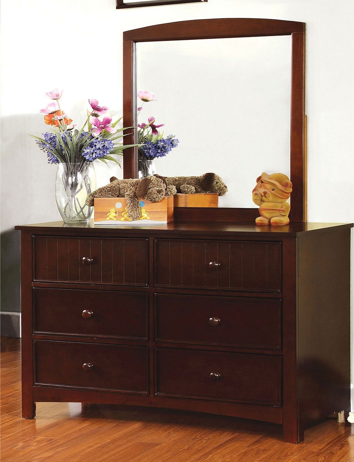 Omnus Espresso Finish 6-Drawer Youth Dresser