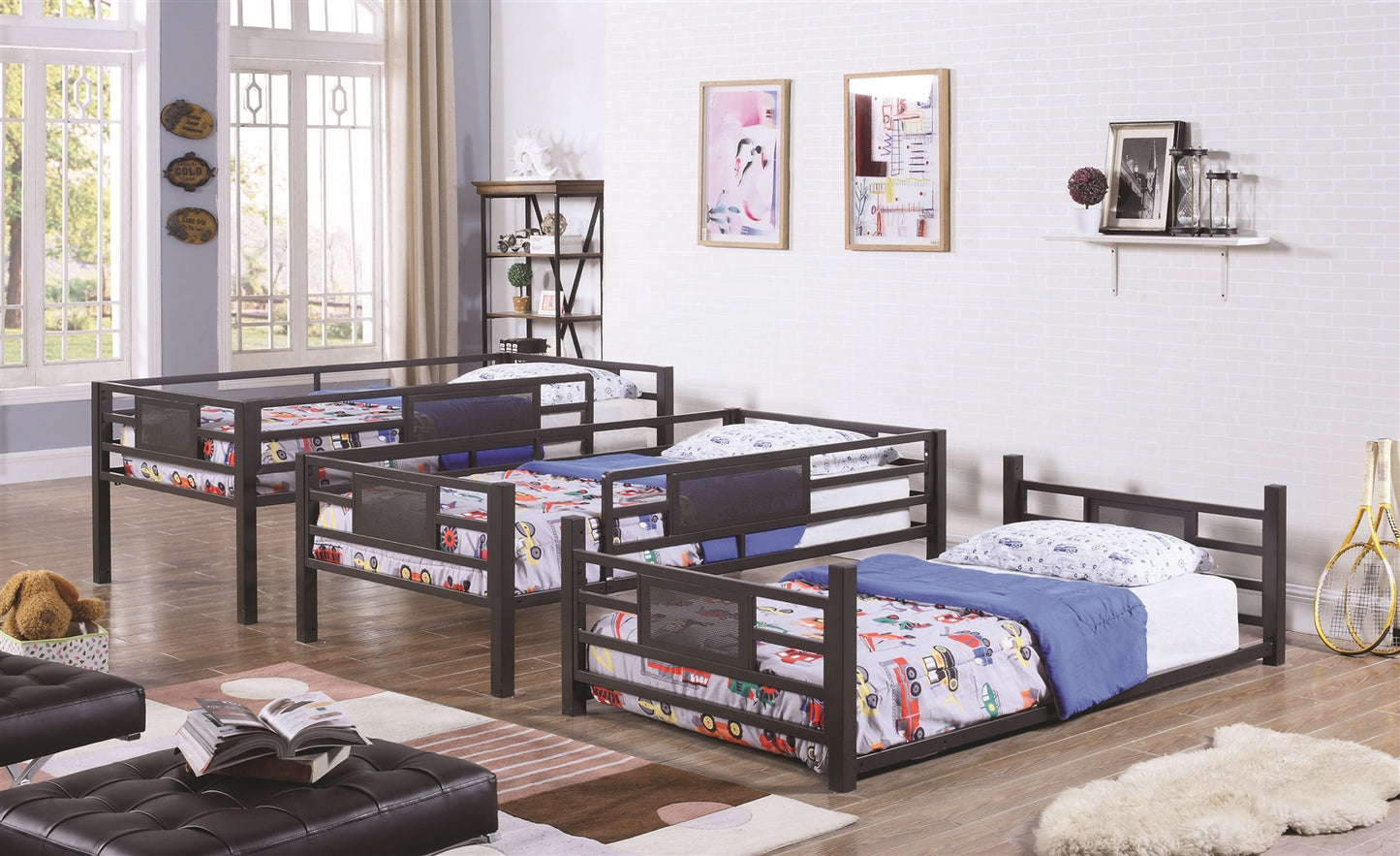 Lexie Twin-Twin-Twin Triple Bunk Bed