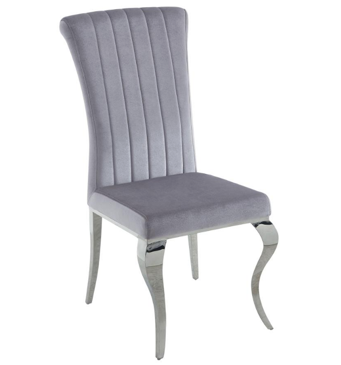 Quinn 5-piece Hexagon Pedestal Dining Room Set Mirror and Black