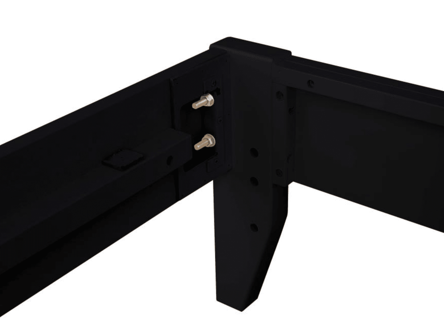 Hounslow Universal Twin Platform Bed in Black