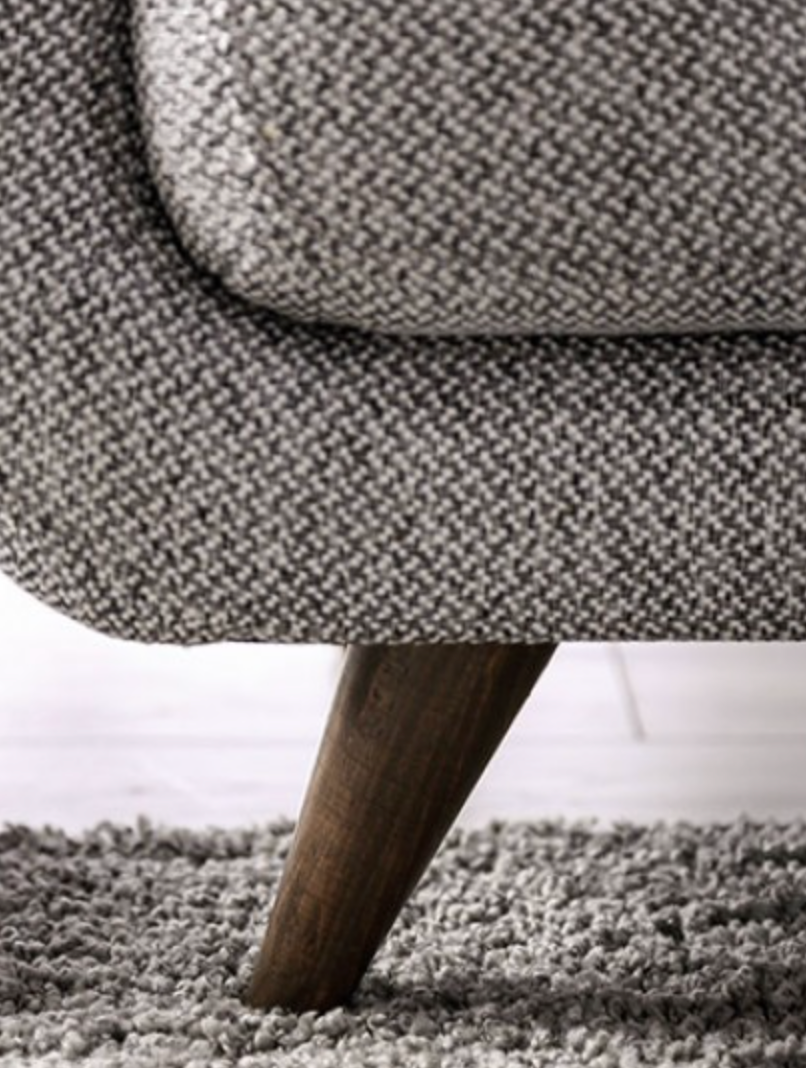 Dresden MSM Sectional in Light Gray Linen