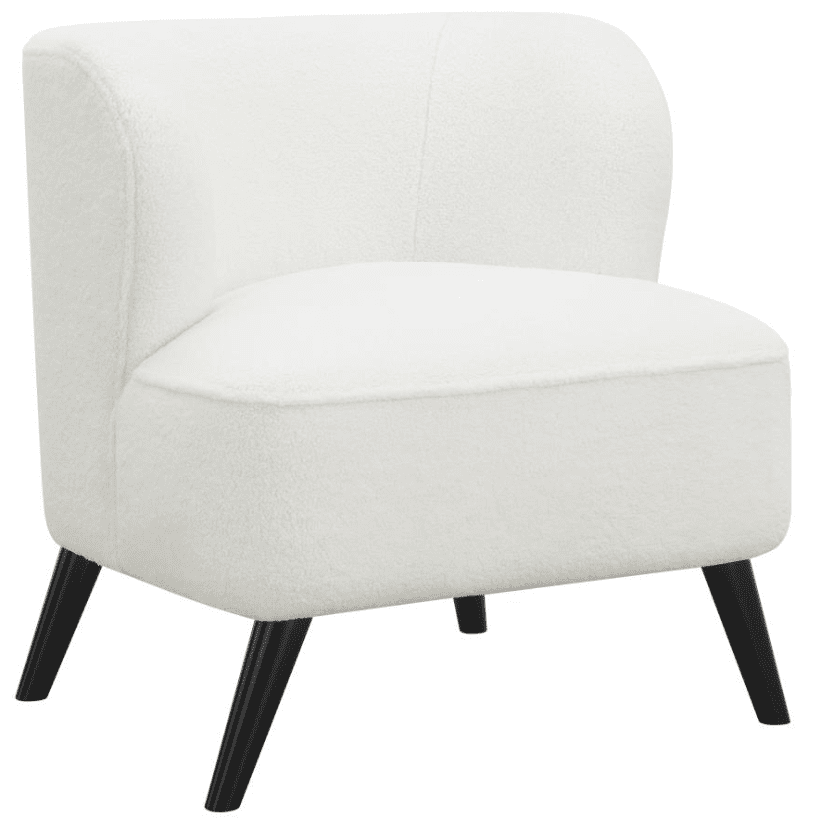 Alonzo Upholstered Track Arms Accent Chair Natural