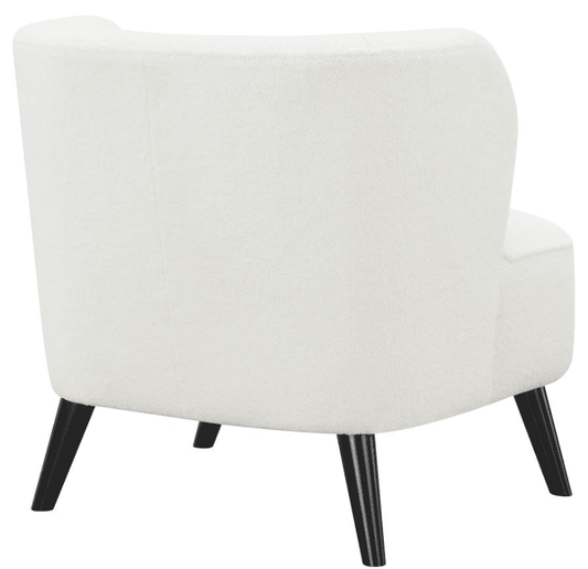Alonzo Upholstered Track Arms Accent Chair Natural