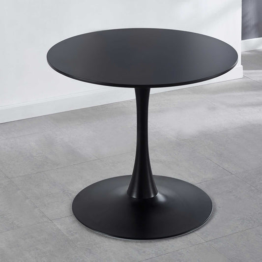 31.5" Modern Black Tulip Table