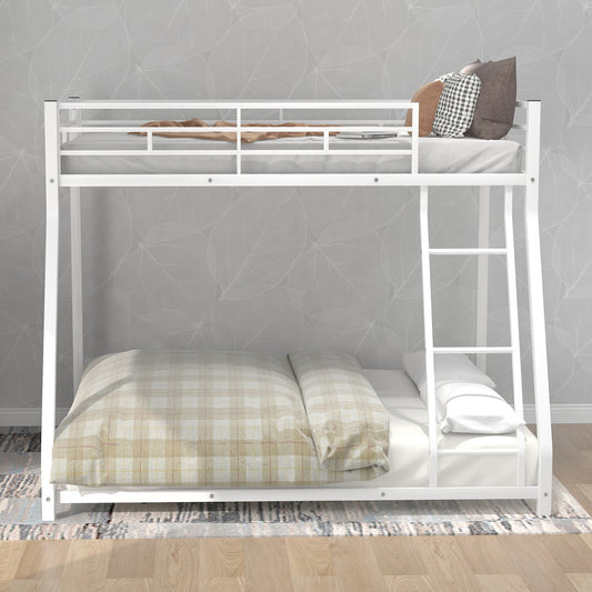 WM Store Twin over Full Bunk Bed in White