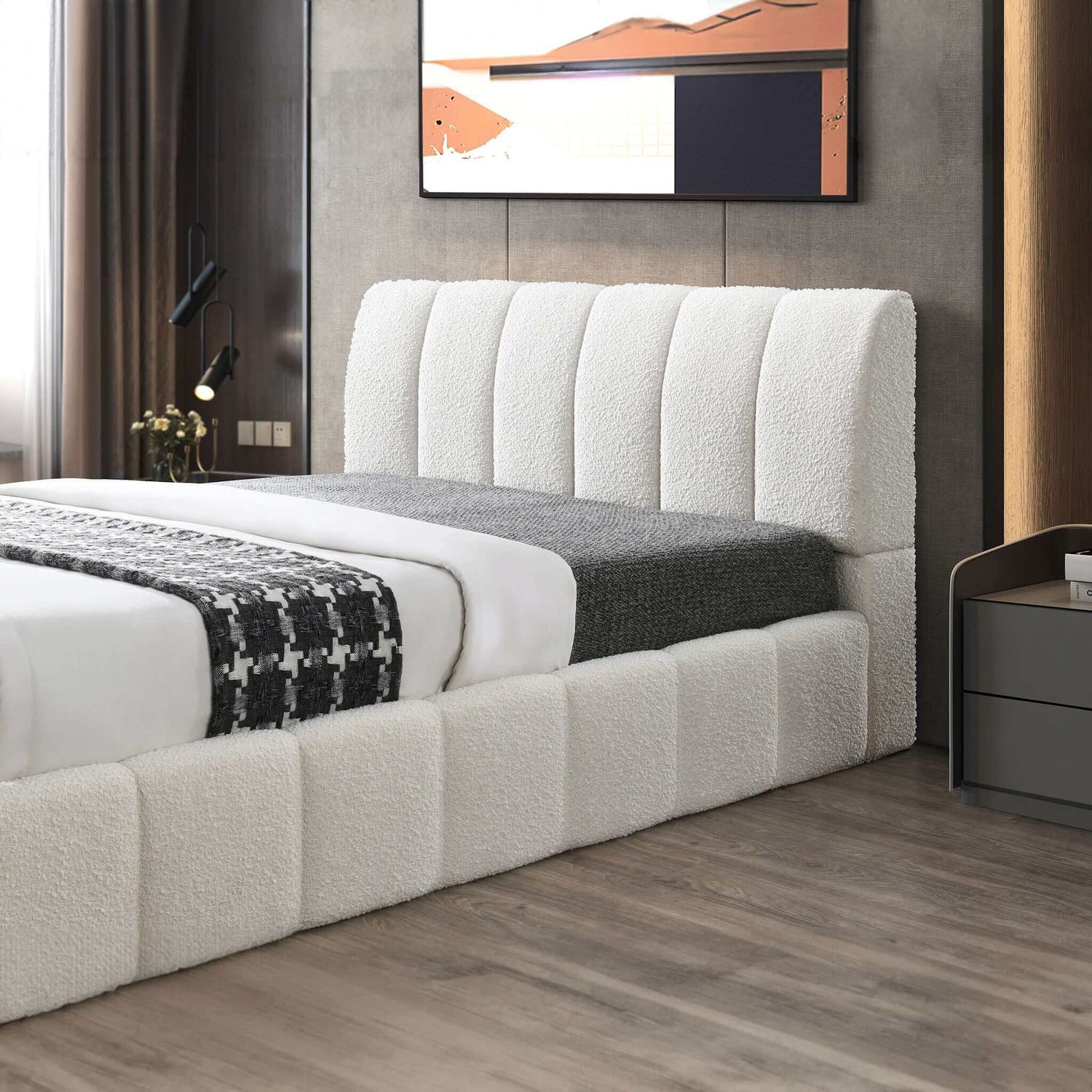 Shop Bouclé Upholstered Beds