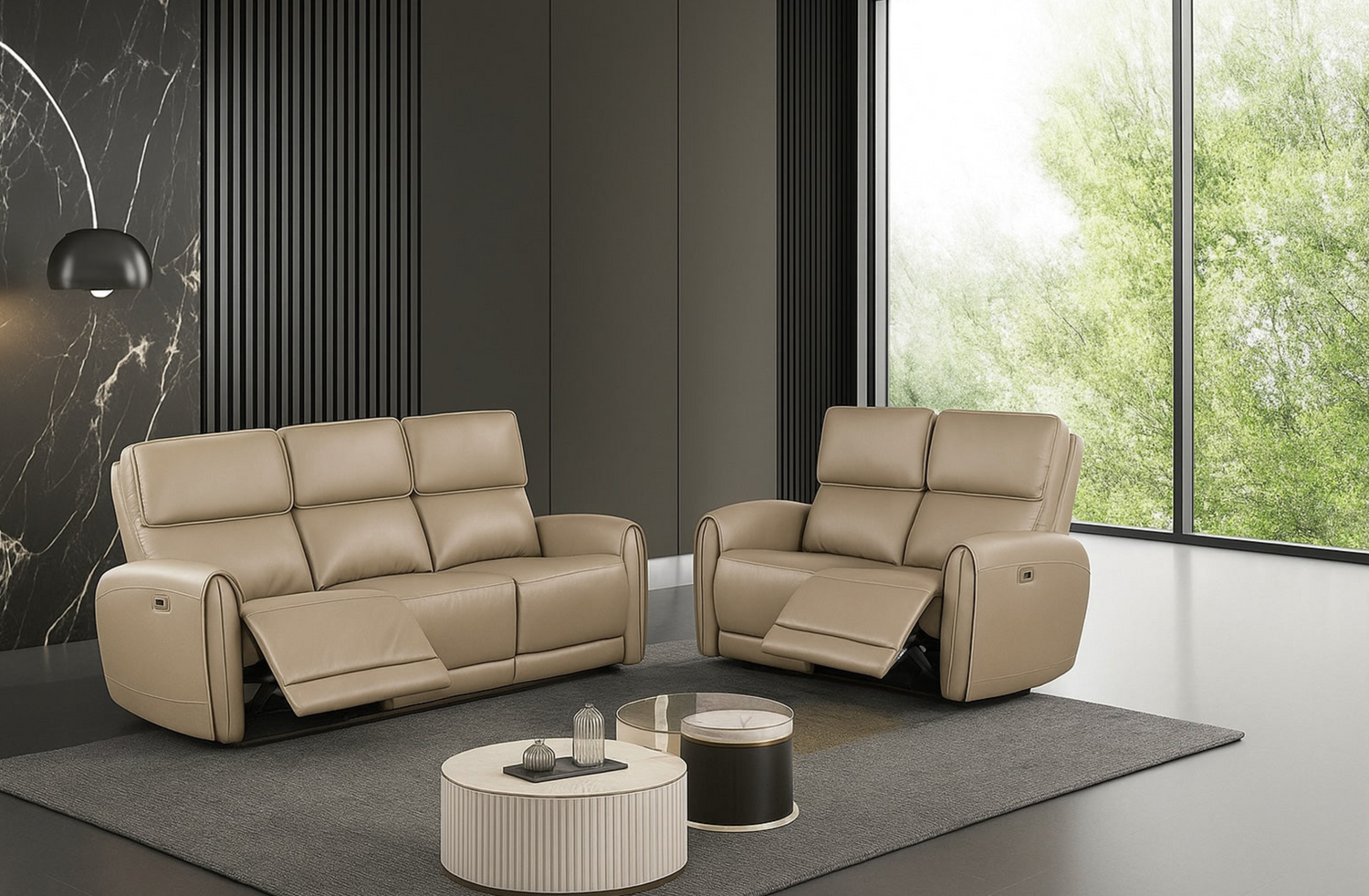 Schlieren Powered Living Room Collection - Furniture of America