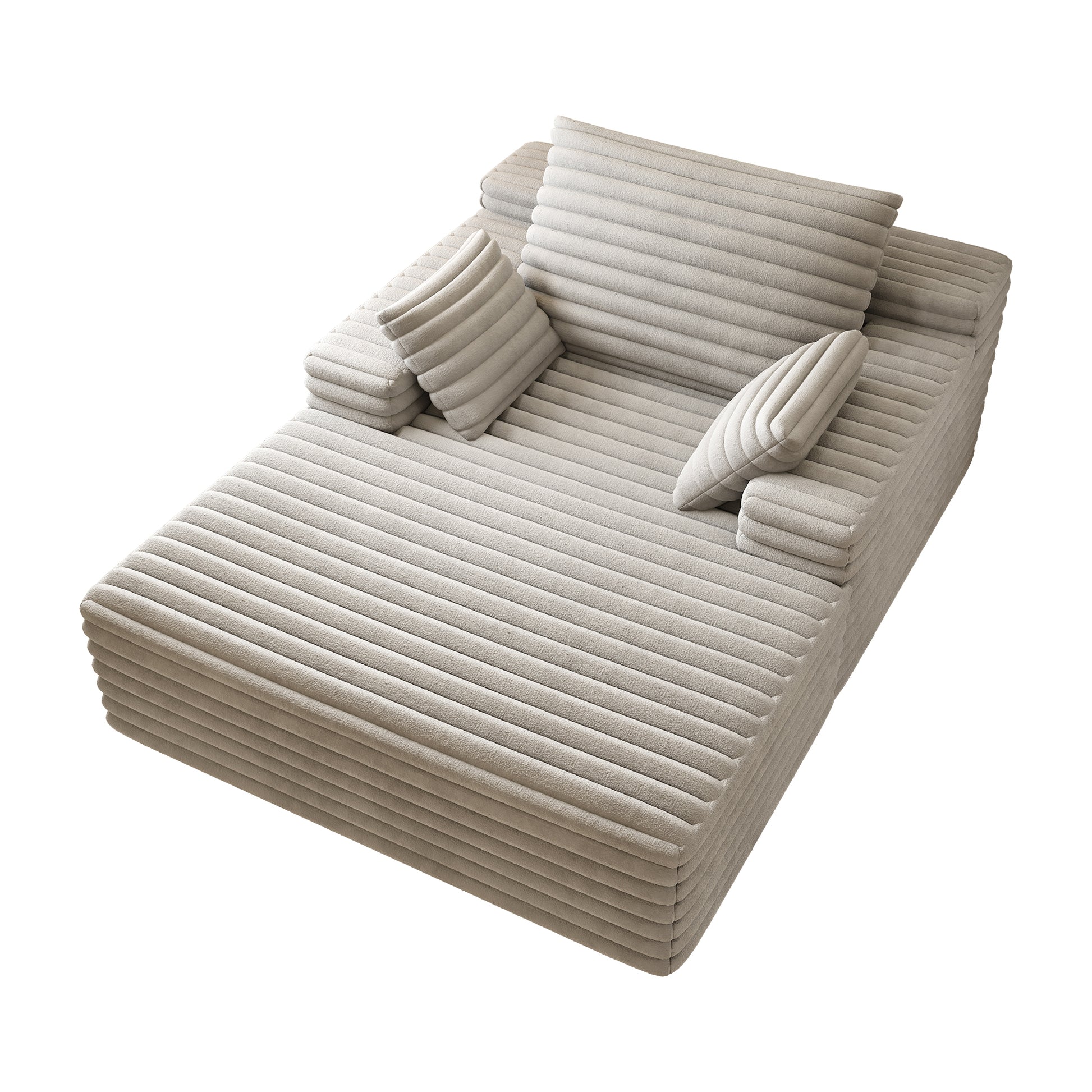 Chaise Lounge Chair Indoor - Grey - detail view 7