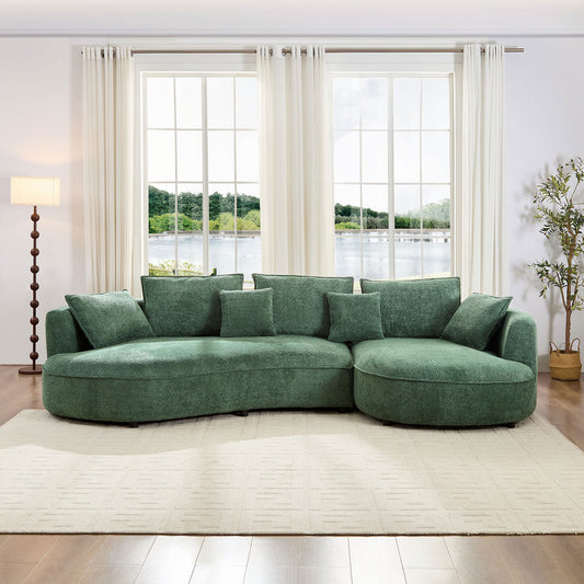 Oversized Sectional Sectional - Green - detail view 2