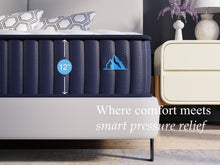 NUBBA 12' TWIN SIZE PREMIER LUXURY HYBRID MATTRESS - FIRM - White - detail view 6