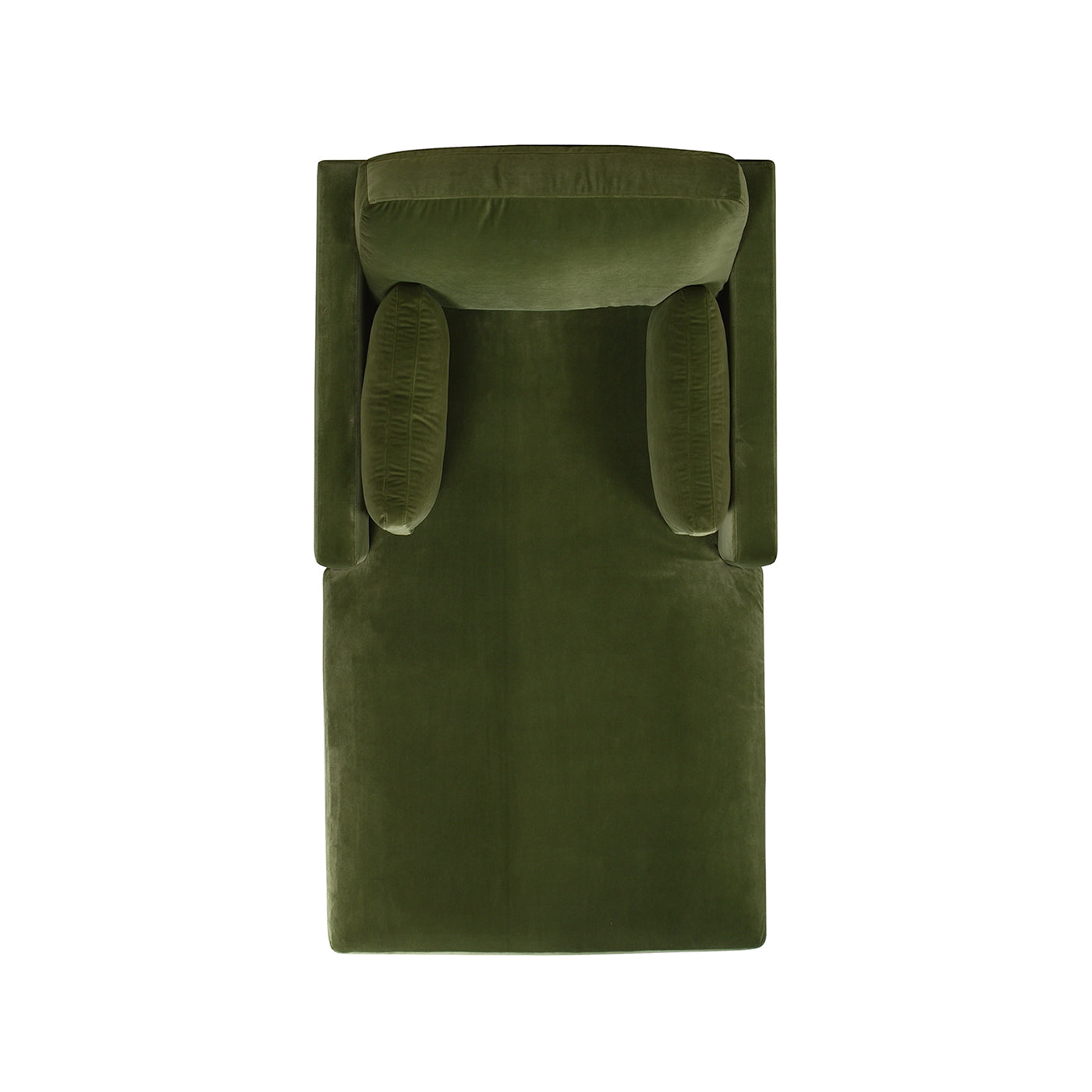 Knox 65' Modern Farmhouse Chaise Lounge Chair - Olive & Green - detail view 2