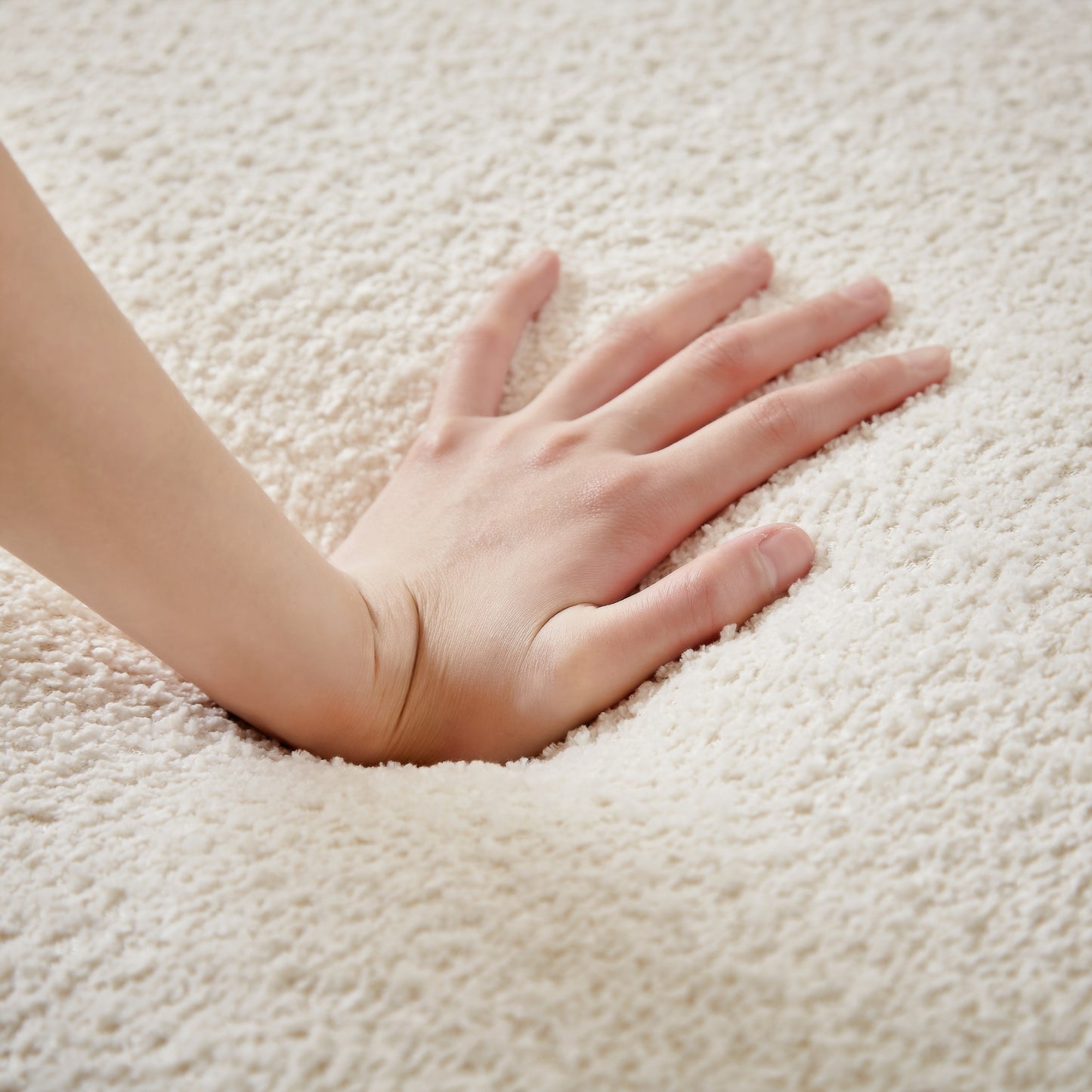 Upholstered Chaise Lounge - Cream - detail view 6