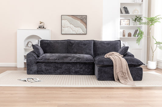 L-Shaped Sectional Sofa with Chaise