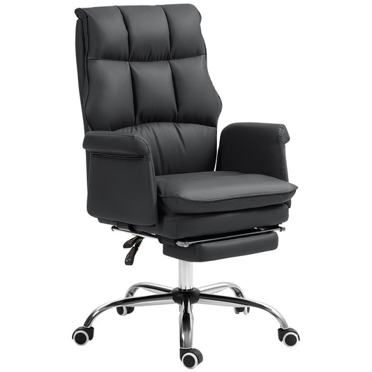 Blythe PU Leather Executive Office Chair, Black