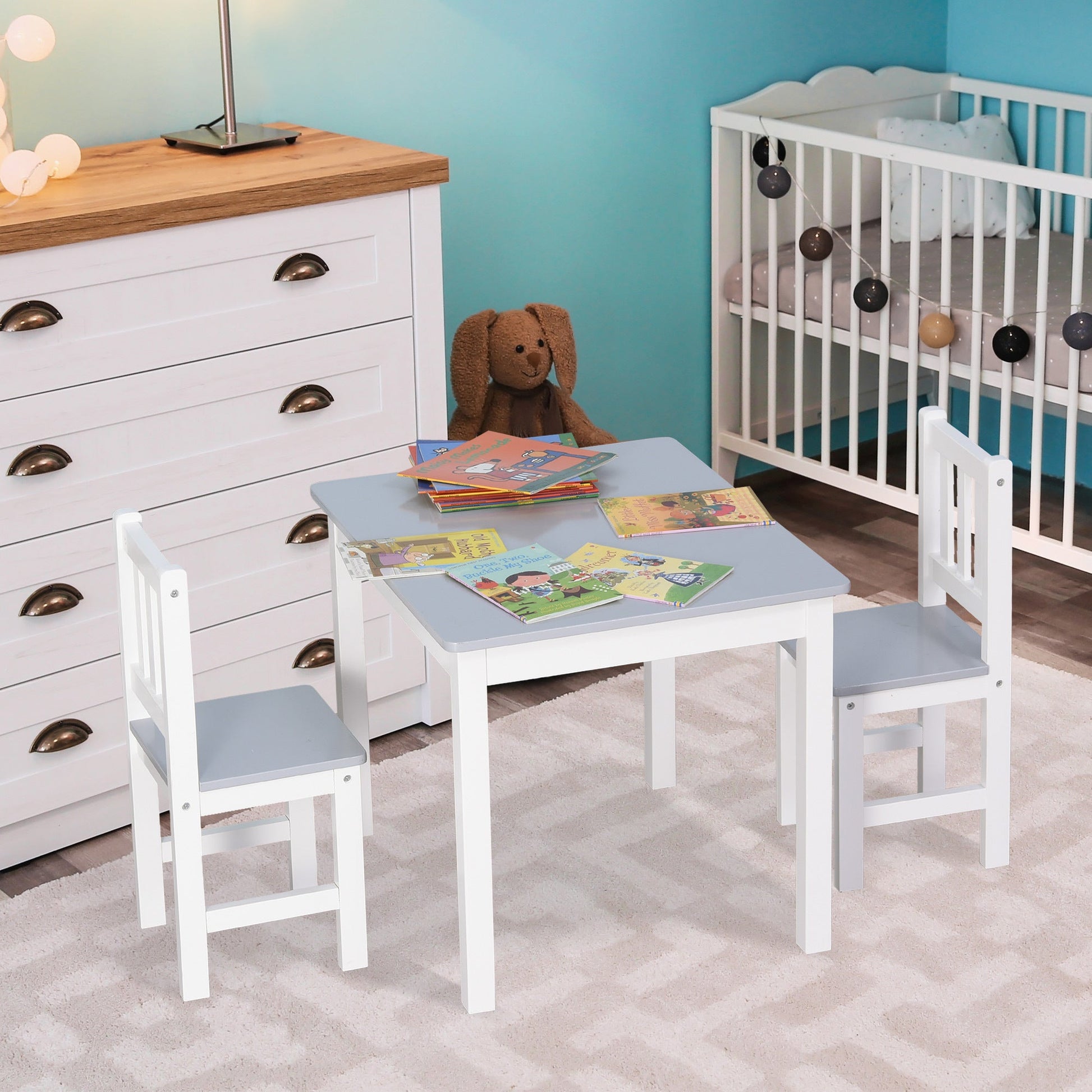 Kids 3 Piece Table and Chair Set