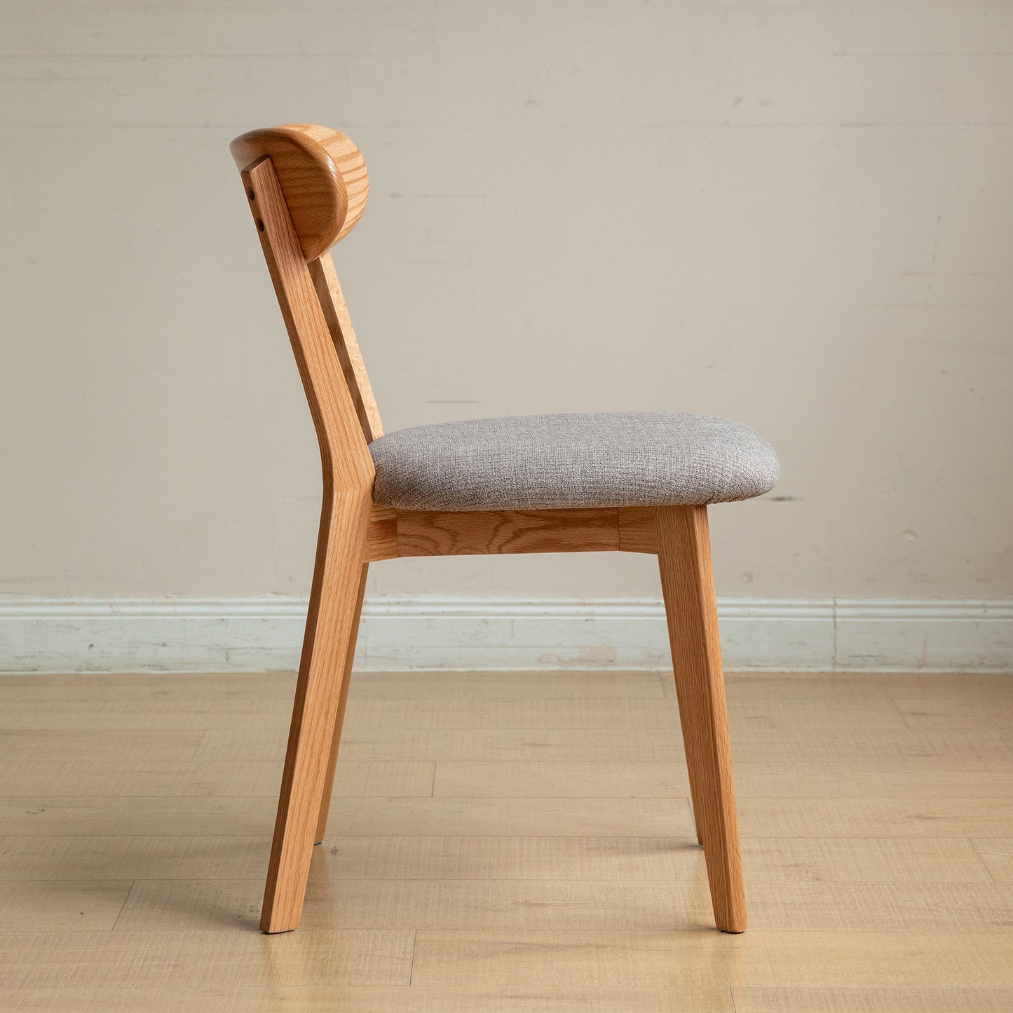 Dining Chair Wooden FAS Grade Oak Natural Wood Made in North America 100% Dirt-Free Wood Chair Solid Chair Table Chair Wooden Living - detail view 4