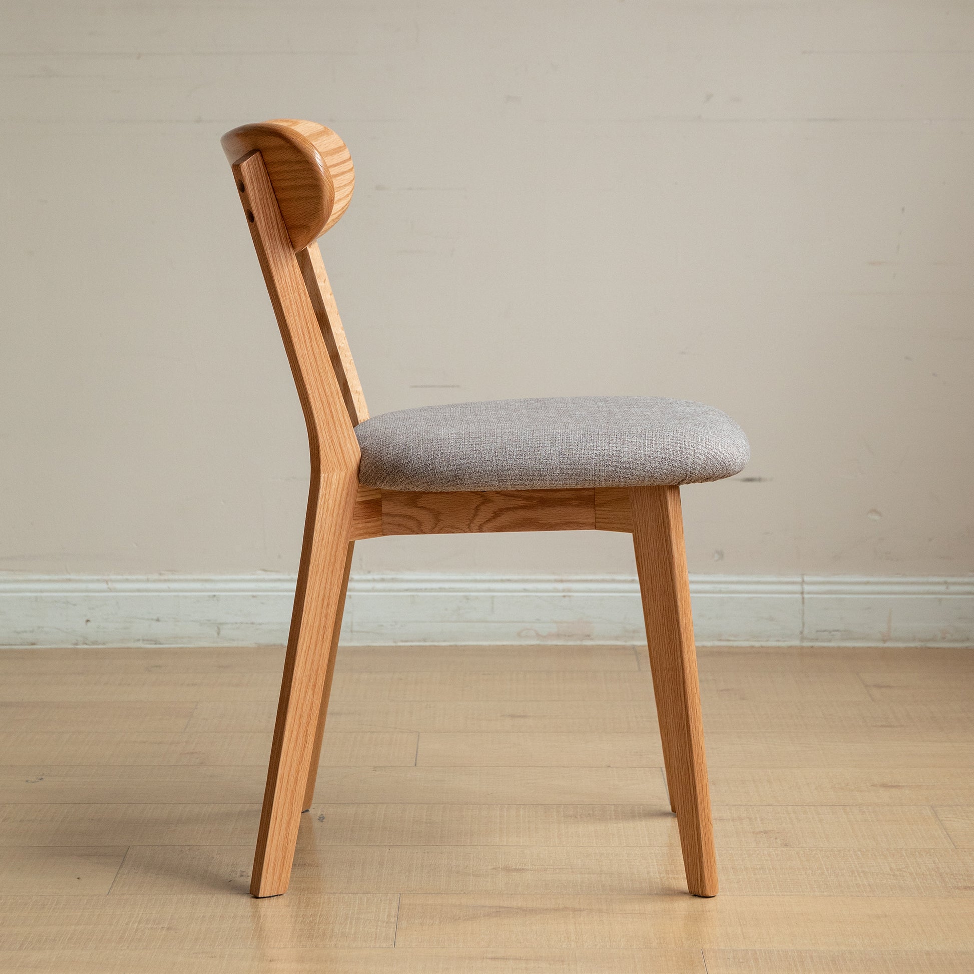 Dining Chair Wooden FAS Grade Oak Natural Wood Made in North America 100% Dirt-Free Wood Chair Solid Chair Table Chair Wooden Living - detail view 4