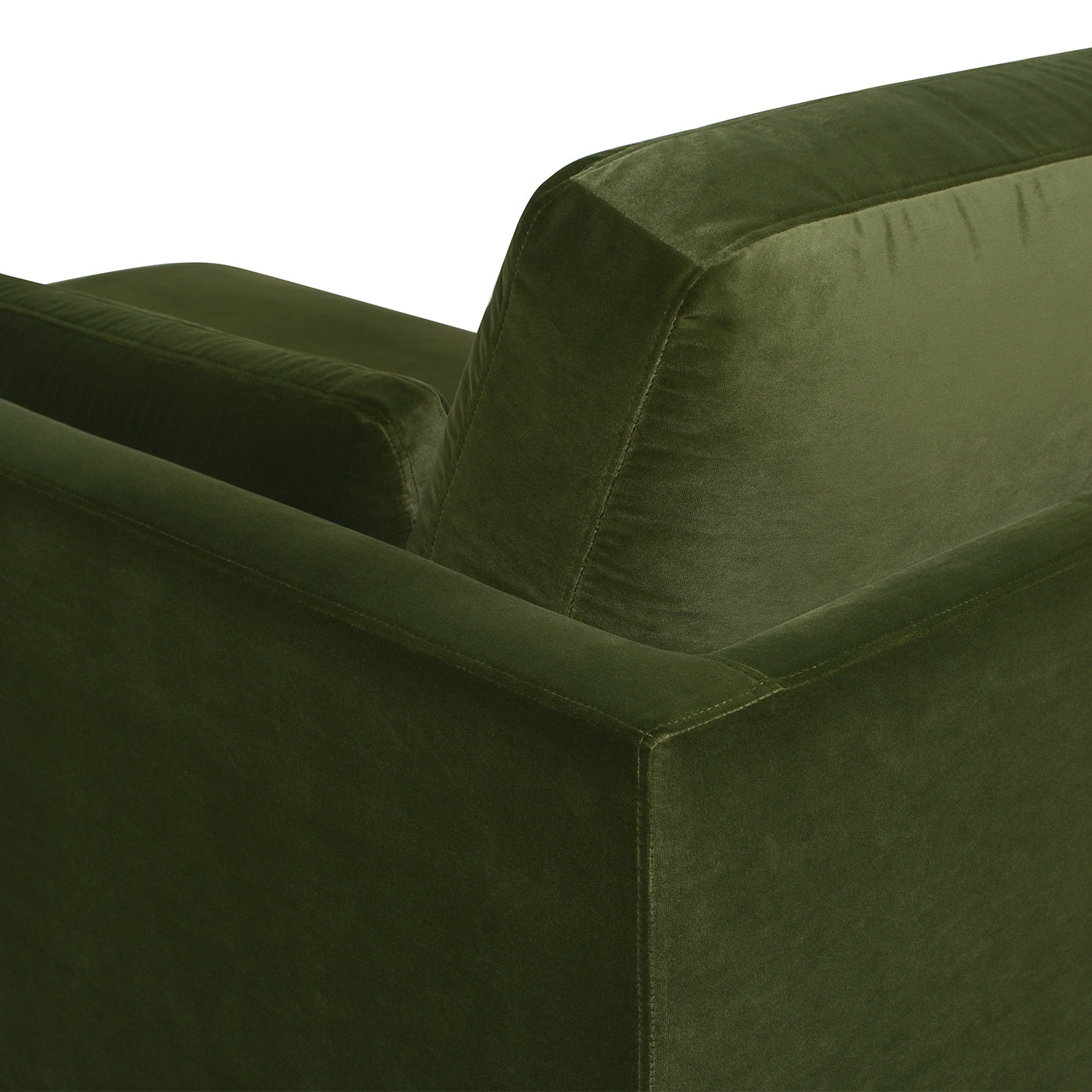 Knox 65' Modern Farmhouse Chaise Lounge Chair - Olive & Green - detail view 4