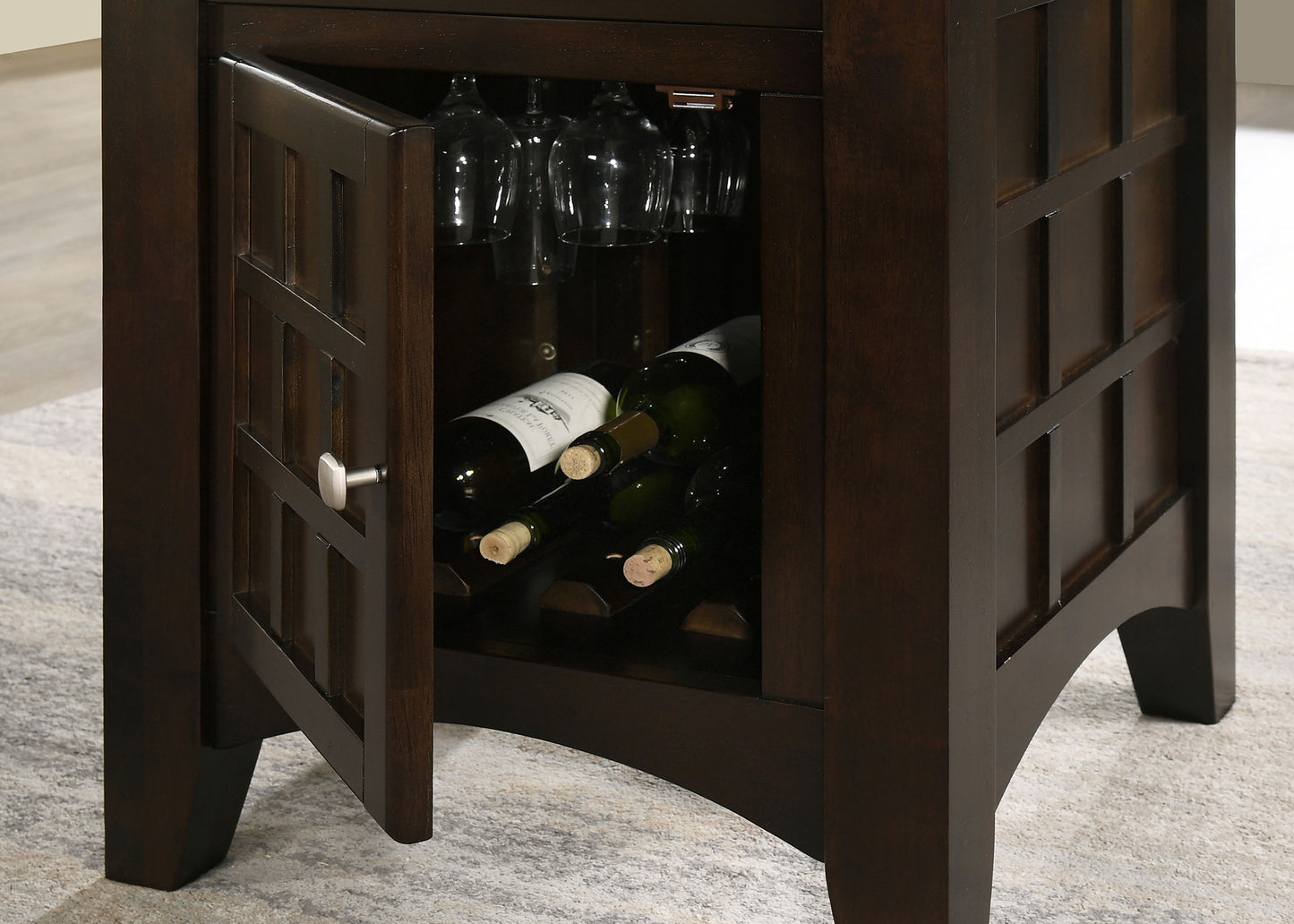 Gabriel 7-piece Square Counter Height Dining Set Cappuccino