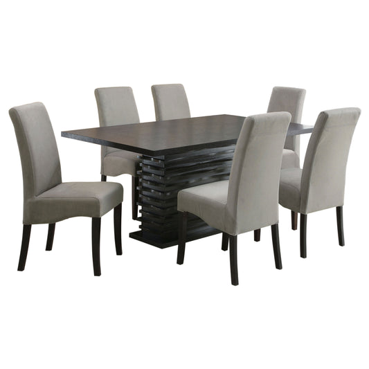 Stanton 7-piece Rectangular Dining Table Set Grey