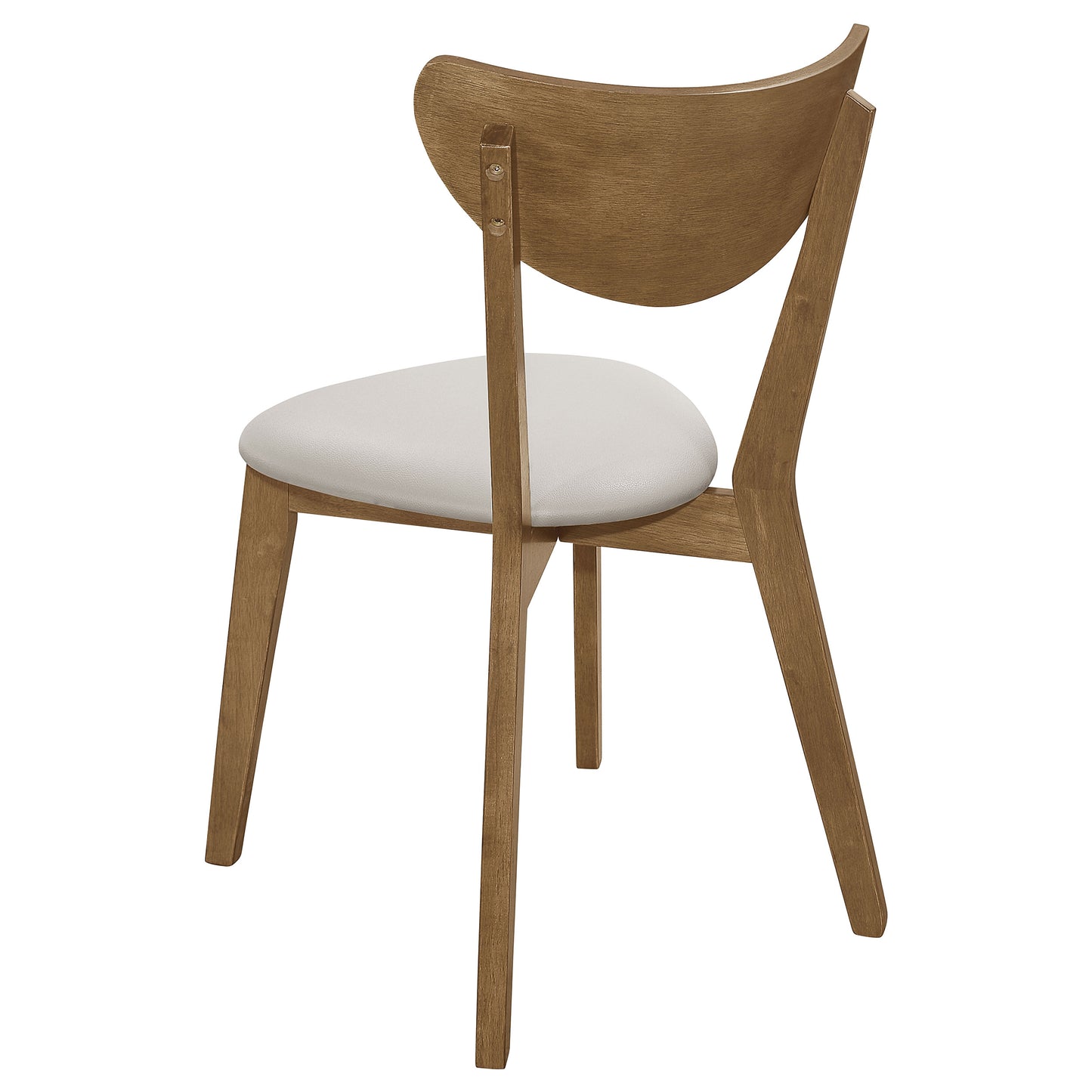 Kersey Chestnut Finish Side Chair (Set of 2 Chairs) - Finally Home Furnishings LLC