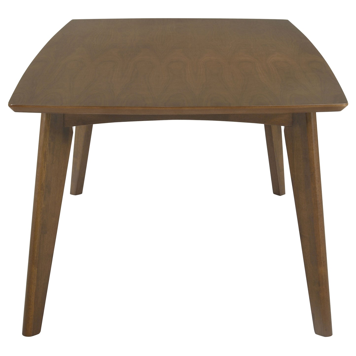 Malone Dark Walnut Mid-Century Modern Dining Table - Finally Home Furnishings LLC