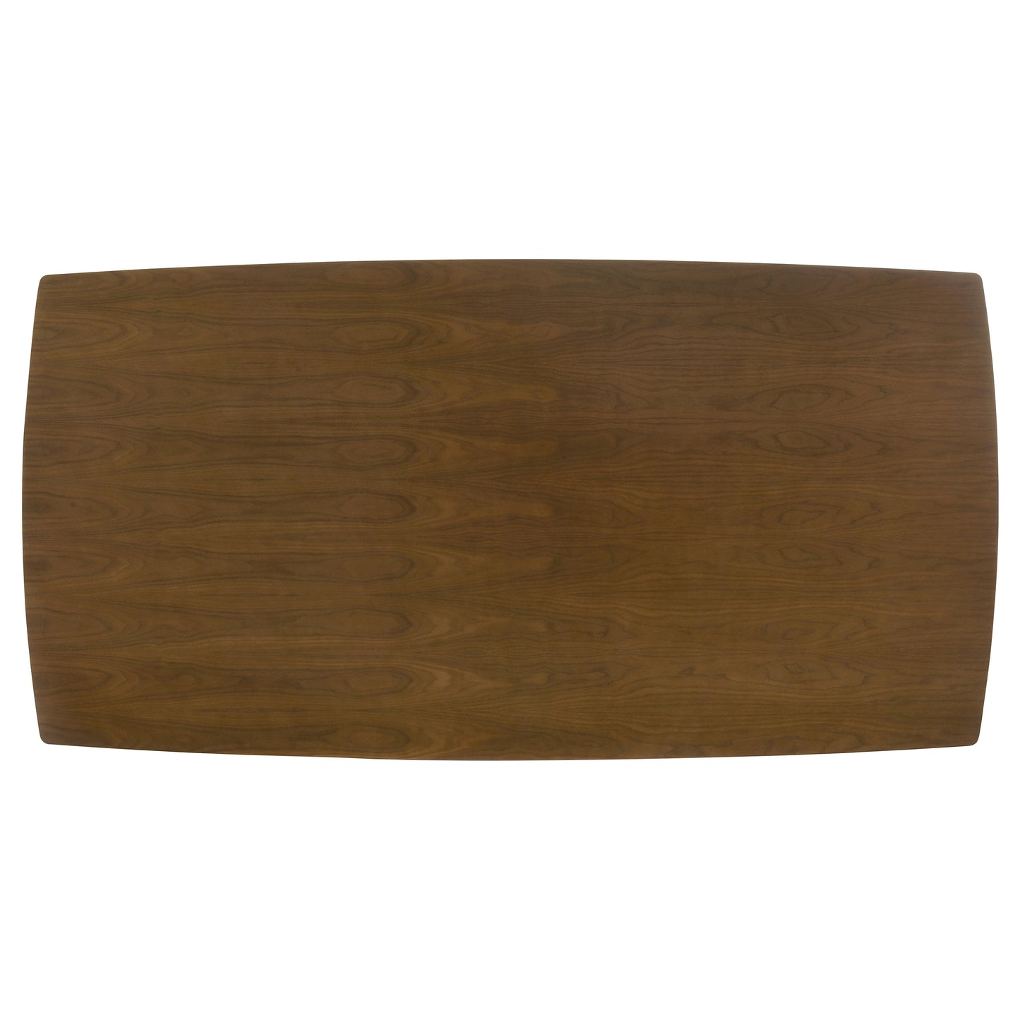 Malone Dark Walnut Mid-Century Modern Dining Table - Finally Home Furnishings LLC