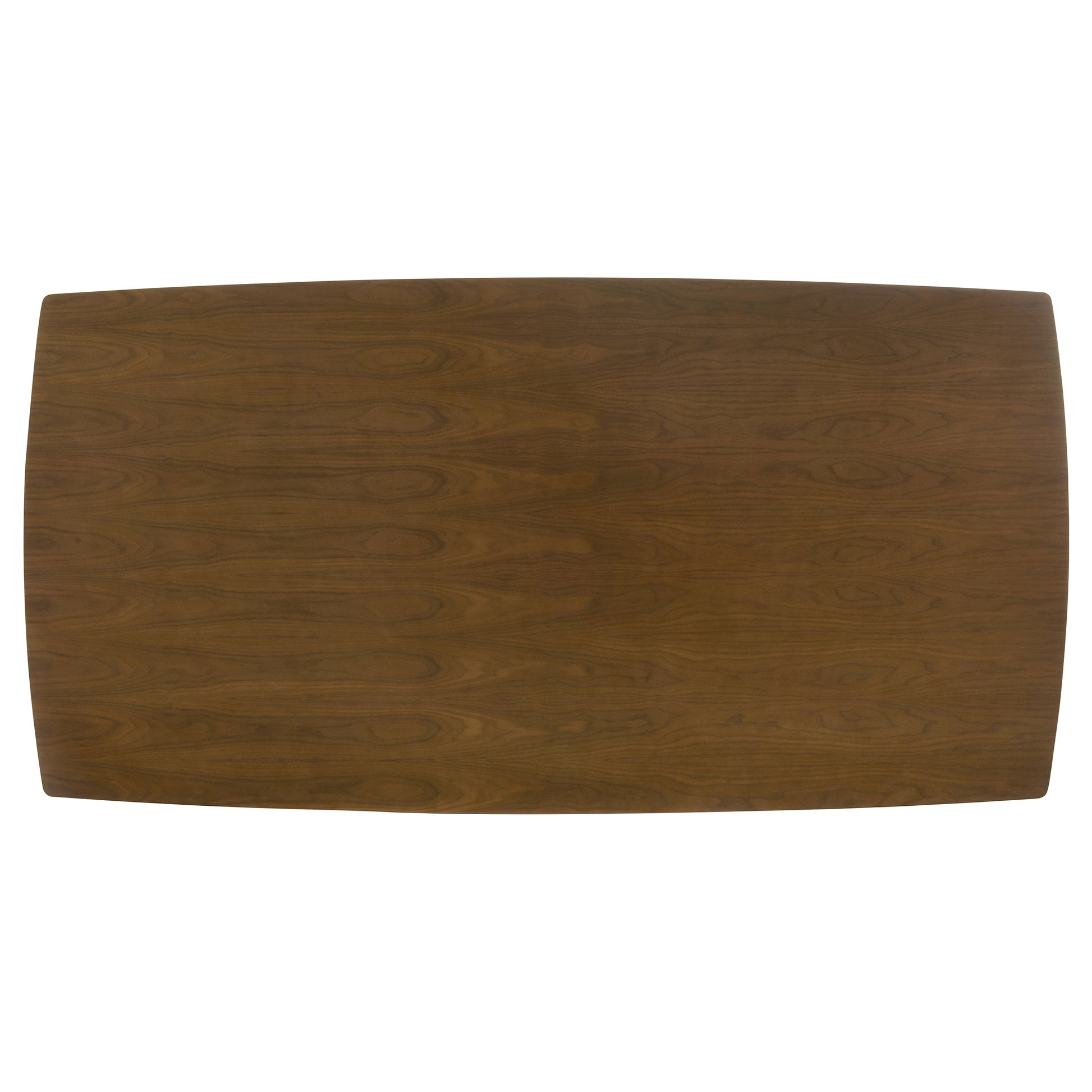 Malone Dark Walnut Mid-Century Modern Dining Table - Finally Home Furnishings LLC